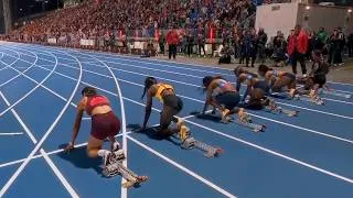 Thumbnail: Women's 100m | SHE CAME OUT OF NOWHERE! Brittany Brown SHOCKS Everyone & Jackson RESPONDS