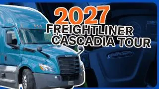 Thumbnail: Fuel-saving features and technology of a 2027 Freightliner Cascadia