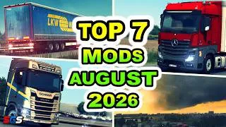 Thumbnail: |ETS2 1.60| Top 7 Mods 🚛🔥 Best of August!