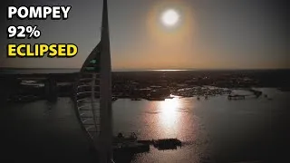 Thumbnail: The 92% Eclipse Over Spinnaker Tower Portsmouth | Cinematic Drone Film