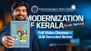 Thumbnail: Modernization of Kerala B21HS01GE | SGOU Generic Elective | Complete Syllabus