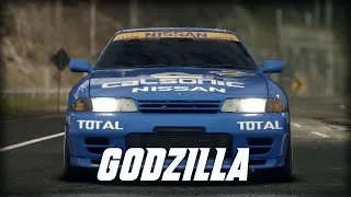 Thumbnail: Godzilla Cruise On Highway (Pure Sound) / 1993 Nissan Skyline R32 GT-R / Need For Speed 2015