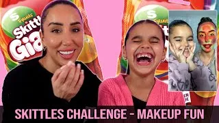 Thumbnail: Skittles Challenge | Makeup Challenge | Makeup Fun | Shab & Kassie