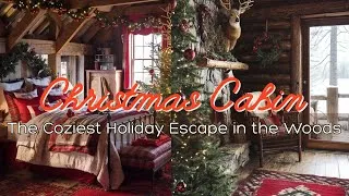 Thumbnail: 🎄STEP INSIDE:🦌 The Coziest Cabin Christmas Ever ✨