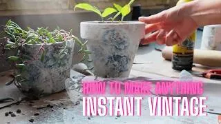 Thumbnail: How to Make New Garden Decor Look Old & Vintage | DIY Patina Tutorial | DIY Rustic Pots