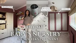 Thumbnail: Baby Nursery Room Makeover DIY at 36 weeks pregnant!