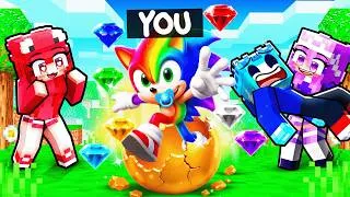 Thumbnail: YOU TROLL as a BABY SUPER SONIC in Minecraft!