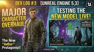 Thumbnail: Fundamental change of the main character of the game! Unveiling and live testing 🔥 (Devlog #3)