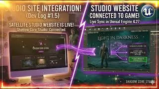 Thumbnail: I built my studio website and connected it to the game! 🌐🎮 (Development Blog #2)