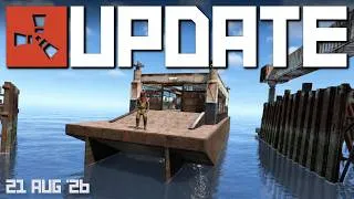 Thumbnail: Nexus ferry test, Honey bandage, New render pipeline! | Rust Update 21st August 2026