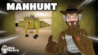Thumbnail: BIG SCARY BACKROOMS MANHUNT!