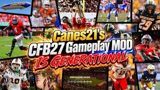 Thumbnail: Canes21’s CFB27 Gameplay Mod Is GENERATIONAL