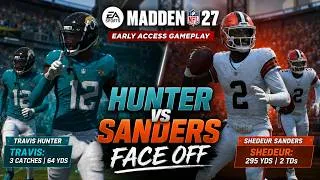 Thumbnail: Madden 27 Early Access Gameplay: Travis Hunter vs Shedeur Sanders FACE OFF