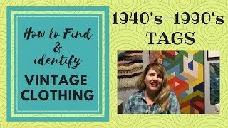 Thumbnail: How to Find Vintage Clothing 40's-90's TAGS
