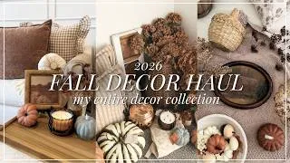 Thumbnail: Fall Decor Haul 2026 🍂 | Moody & Vintage-Inspired Fall Decor | My Entire Fall Decor Collection!