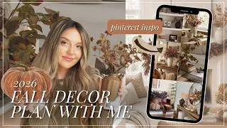 Thumbnail: Fall Decor Planning 2026 🍂 | Pinterest Inspiration, Decor Ideas, & What I’m Shopping For!