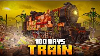 Thumbnail: I Survived 100 Days on Garbage train in Trash only world Minecraf!