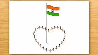 Thumbnail: Tiranga Jhanda Drawing 🇮🇳 Indian Flag Drawing.