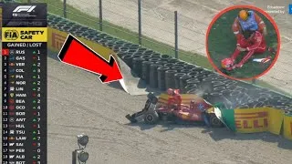 Thumbnail: Charles Leclerc CRASHES OUT at Monza! Huge Ferrari Shunt Brings Red Flag | Italian GP 2026