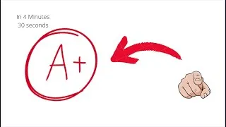 Thumbnail: How To Study Efficiently in 4 Minutes 30 Seconds