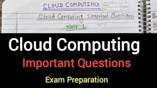 Thumbnail: Cloud Computing Important Questions | Unit Wise and Top 15 | RGPV & Other Universities