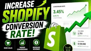 Thumbnail: How to Increase Shopify Conversion Rate | Turn Shopify Visitors into Buyers | Proven Strategies!