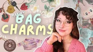 Thumbnail: Making ALL The BAG CHARMS! | Knitting, Crocheting & Sewing Vlog - With Patterns! - Shaiyeh ♥