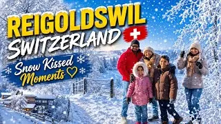 Thumbnail:  Snow Smiles & Memories Frozen Paradise in Switzerland Winter Vibes with Family #vlog #shavlogzz 