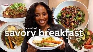 Thumbnail: a week of healthy and savory breakfast ideas | plant-based
