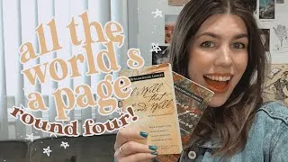 Thumbnail: all the world's a page round four // shakespeare readathon announcement