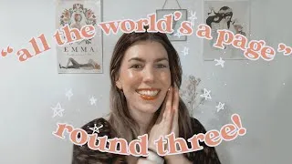 Thumbnail: ALL THE WORLD'S A PAGE // ROUND 3 ANNOUNCEMENT