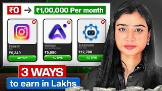 Thumbnail: 3 High Earning Skills to Earn ₹1 Lakh+ Per Month in 2026