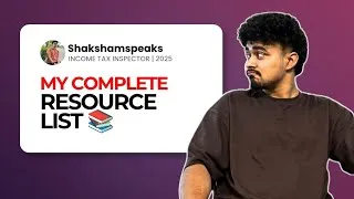 Thumbnail: The Exact Resources I Used to Crack SSC CGL (Income Tax Inspector)
