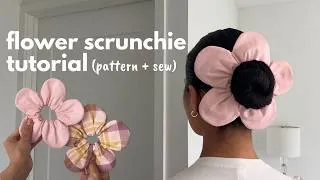 Thumbnail: DIY Flower Scrunchie Tutorial (How To Pattern + Sew)