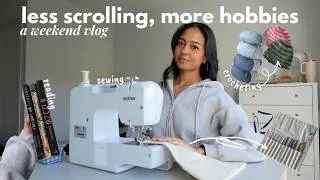 Thumbnail: Spending A Weekend Sewing, Crocheting & Reading