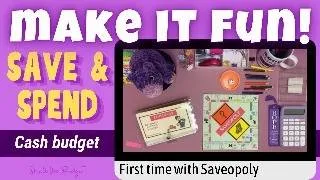 Thumbnail: Saveopoly makes saving money fun, Cash budget, Debt-free Journey – Envelope Method – Shall We Budget