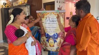 Thumbnail: Our boy baby NAMING CEREMONY👦🏻♥️// Shamili Rajkumar #shamilirajkumar
