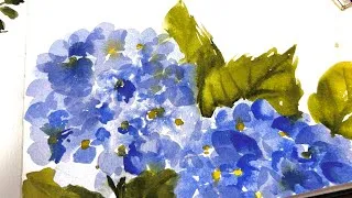 Thumbnail: Watercolor Hydrangeas - 2026 Flowers
