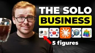 Thumbnail: How I'd Build a One-Person Business to $10,000 a Month With Claude AI