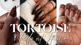 Thumbnail: DIY Tortoise Shell Nail Design | Full Gel X Tutorial