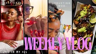 Thumbnail: VLOG | Cooking, Self-care, Getting Back Into Work Mode | Womanhood, Wellness + Trusting God Again