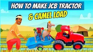 Thumbnail: How To Make Jcb Tractor and Trolley With Camel Loading @shaniLife45