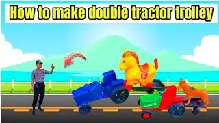 Thumbnail: How to make double tractor trolley !! @shaniLife45