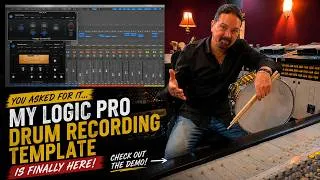Thumbnail: It’s Finally Here! My Logic Pro Drum Recording Template