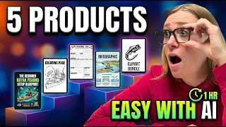Thumbnail: I Made 5 AI Digital Products in 60 Minutes - Copy This!