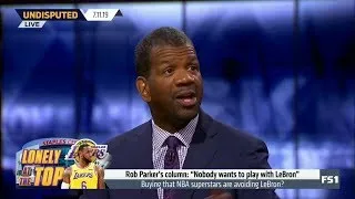 Thumbnail: Undisputed | Shannon SHOCKED by Rob Parker's column: "Nobody wants to play with LeBron"