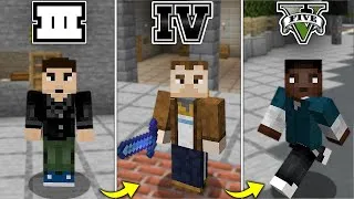 Thumbnail: I Played EVERY GTA Game Inside Minecraft (GTA 3 → GTA 5)