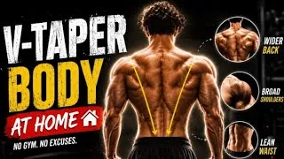 Thumbnail: How to Build a Perfect V-Taper Physique...Fast at Home 
