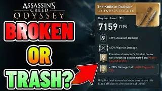 Thumbnail: Is The Knife of Dallwun The BEST Weapon in AC Odyssey?