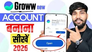 Thumbnail: Groww App Account Kaise Banaye | How To Open Demat Account In Groww App | Groww Account Opening
